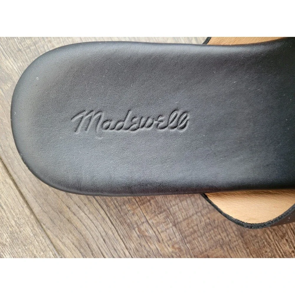 Madewell The Louisa Crisscross Slide Shoes Size 9.5